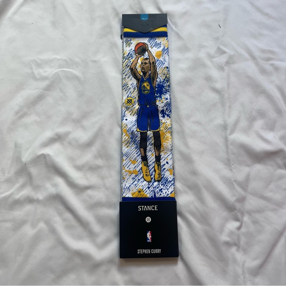 STANCE TF Stephen Curry Warriors NBA Socks